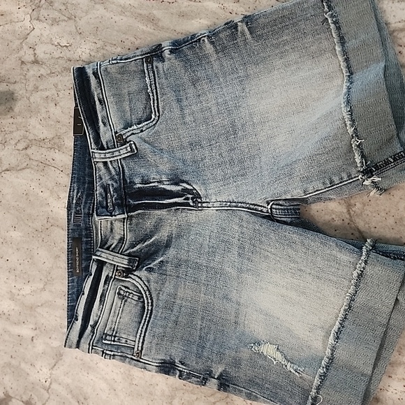 Denim Boyfriend Shorts - Picture 1 of 6